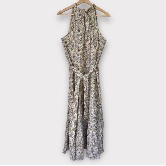 Mango Halter Abstract Print Maxi Dress, size M - Picture 1 of 5
